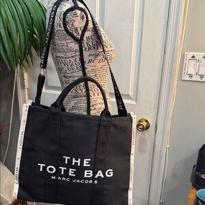 Black Tote‎ with White Lettering